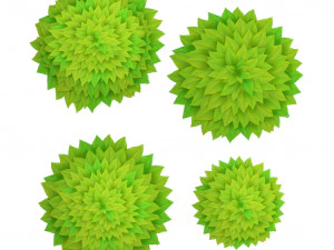 leaf cartoon 3D Model