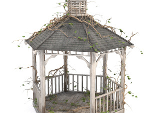 old gazebo Modelo 3D