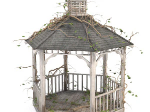old gazebo 3D Model