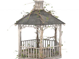 old gazebo 3D Model
