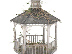 old gazebo 3D Model