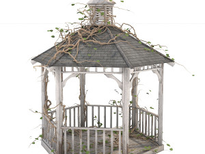 old gazebo Modelo 3D