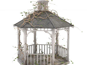 old gazebo 3D Model