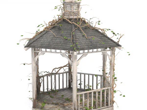old gazebo 3D Model