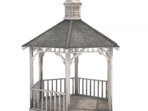 old gazebo 3D Model