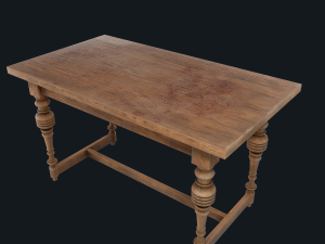 old table 3D Model