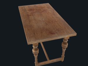 old table 3D 모델