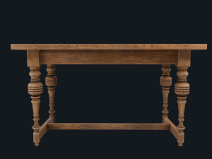 old table 3D 모델