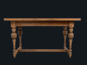 old table 3D 모델