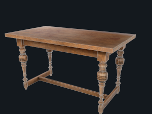 old table 3D 모델