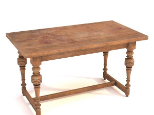 old table 3D 모델