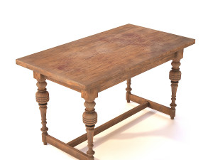 old table 3D 모델