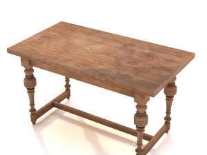 old table 3D 모델