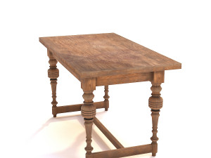 old table 3D 모델