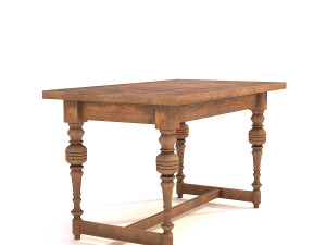 old table 3D 모델