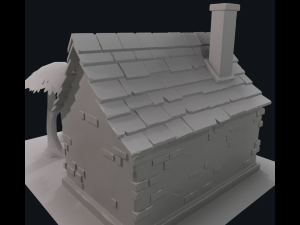 cartoon house 3D Модель
