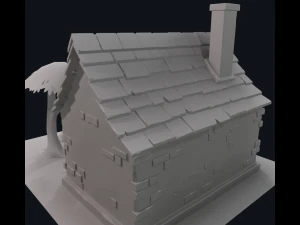 cartoon house 3D Model
