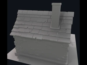 cartoon house 3D Model