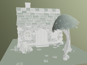 cartoon house 3D Модель