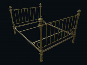 old bed Modelo 3D