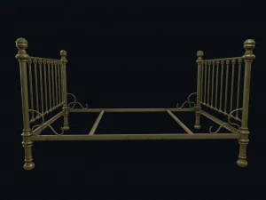 old bed 3D Model