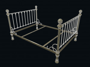 old bed Modelo 3D