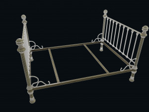 old bed Modelo 3D