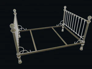old bed 3D Model