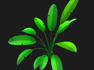 cartoon bush 3D Model