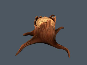 stylized stump 3D Model