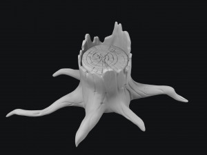 stylized stump 3D Модель