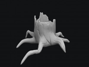 stylized stump 3D Модель