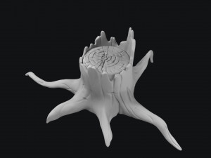 stylized stump 3D Модель