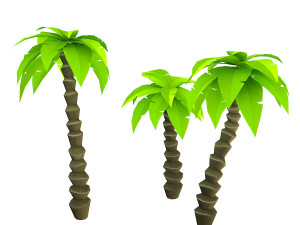 stylized palm 3D-Modell