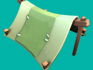 stylized tent 3D Model