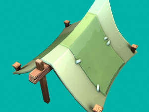 stylized tent 3D Модель
