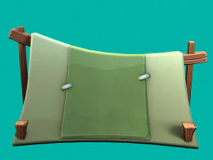 stylized tent 3D Model