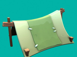 stylized tent 3D Модель