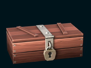 stylized box 3D मॉडल
