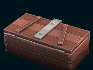 stylized box 3D मॉडल
