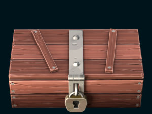 stylized box 3D मॉडल