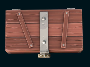 stylized box 3D मॉडल
