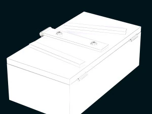 stylized box 3D Model