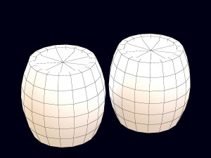stylized barrel 3D Model