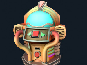 stylized jukebox 3D Model