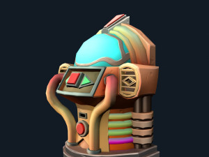stylized jukebox 3D Model
