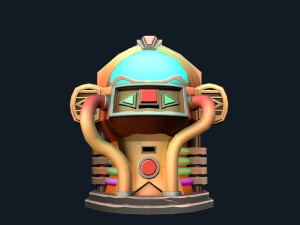 stylized jukebox 3D Model