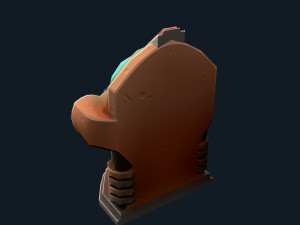 stylized jukebox 3D Model