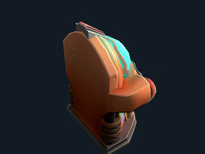 stylized jukebox 3D Model