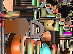 stylized jukebox 3D Model